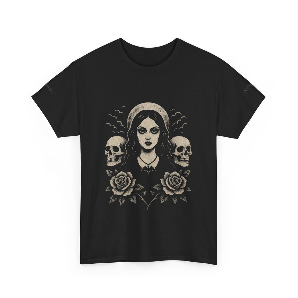 Gothic Rose & Skull Tee