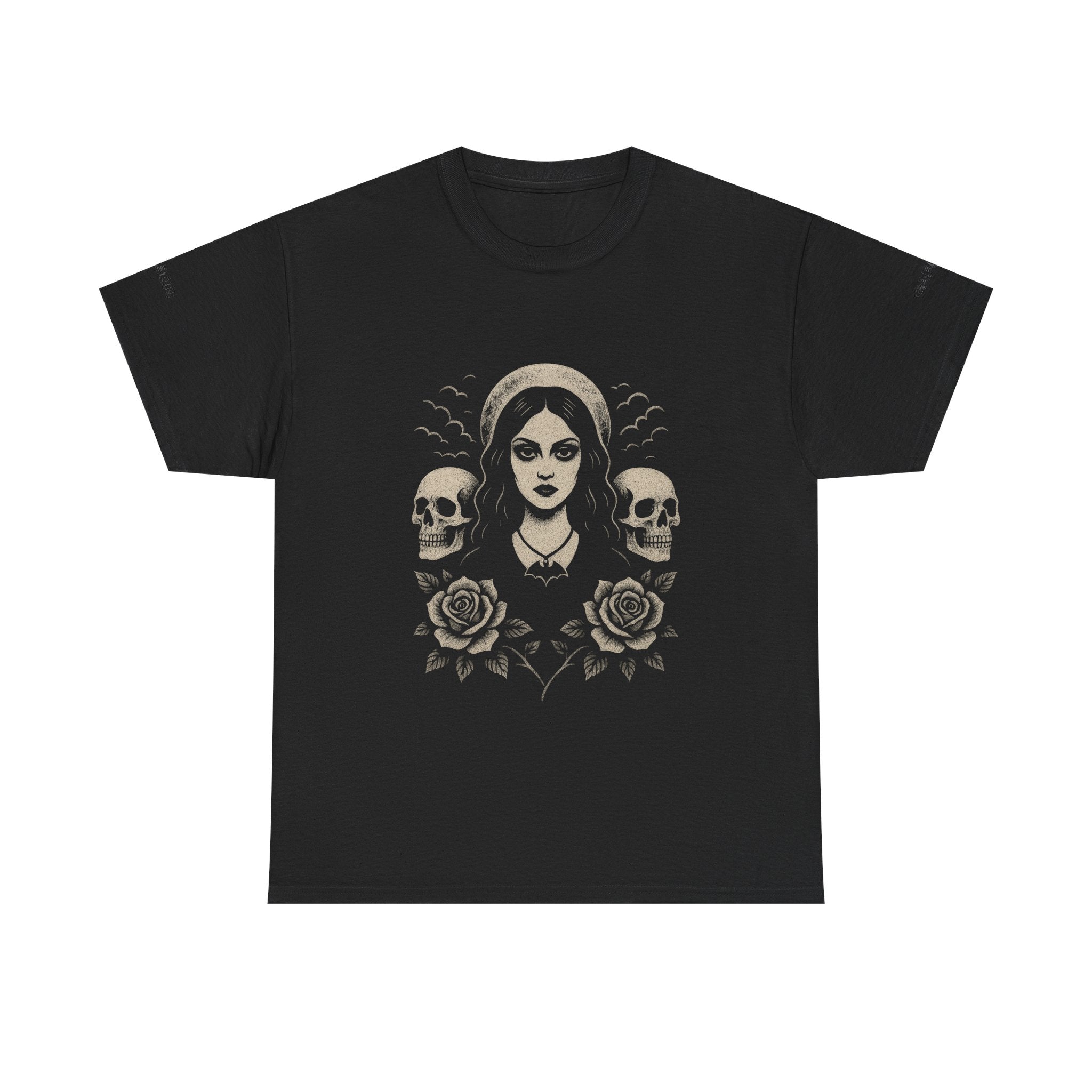 Gothic Rose & Skull Tee